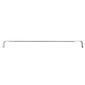 11060 - Single curtain rod- metal- white    28" to  48"- Unit price:  2.85$     (Min: Case of 12)