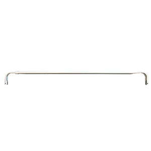 11061 - Single curtain rod- metal- white    48" to  84"- Unit price:  3.85$     (Min: Case of 12)