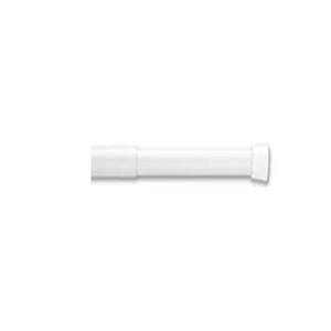 11120 - Spring curtain rod 5/8"- White 28" to 48"- Unit price:  3.00$     (Min: Case of 12)