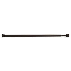 11124 - Spring curtain rod 5/8" - Black - 28" to 48"- Unit price:  3.00$     (Min: Case of 12)