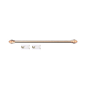 11130 - Curtain rod 5/8" - Bronze - 28" to 48"- Unit price:  4.25$     (Min: Case of 12)