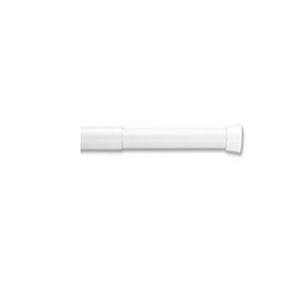 11155 - Spring curtain rod 7/16" Aluminium- White 18" to 28"- Unit price:  2.00$     (Min: Case of 12)