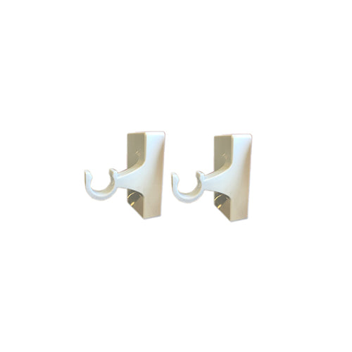 11260 -  2 curtain magnetic Brackets -  White 8-12mm- Unit price:  2.55$      (Min: Case of 12)