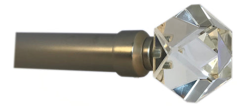 11794 -  48-86'' Ensemble Pole a rideaux en acier /Steel Curtain Rod set 1'' -Unit price:  12.50$     (Min: Case of 6)