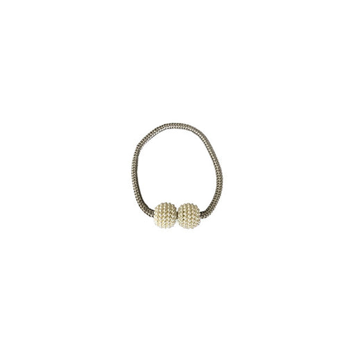 11935 - Curtain Rope - Grey & Pearl- Unit price:  2.5$   (Min: Case of 12)