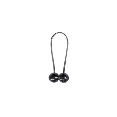 11988 - Metallic Magnetic Curtain Rope - Shiny Dark Silver - Unit price: 2.65$ (Min: Case of 12)