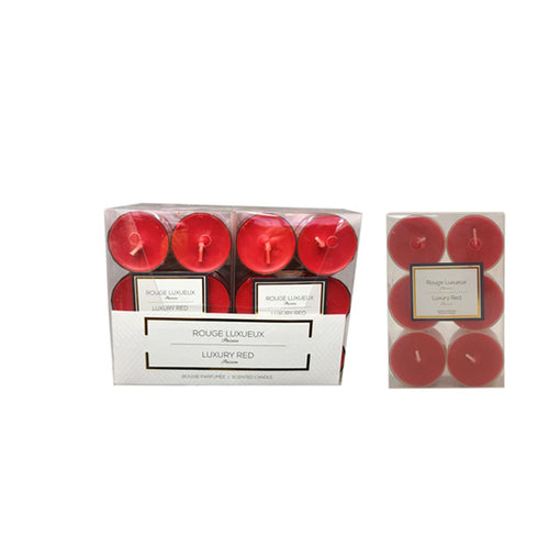 13380 - Tealight Candle  - Luxury Red - Unit price: 1.45$ (Min: Case of 12)