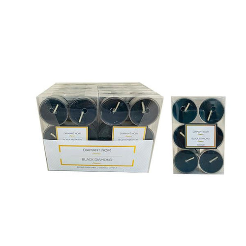 13382 -  Tealight Candle - Black Diamond - Unit price:  1.45$  (Min: Case of 12)