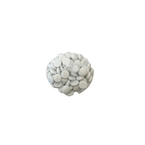 18018 - Glass Nuggets 17-19mm- 300g - White - Unit price:  1.1$ (Min: Case of 36)