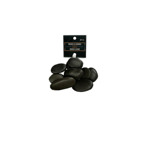 18121 - Polished Stones  1-2cm -  700g - Black - Unit price:  1.35$ (Min: Case of 16)