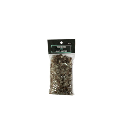 18159  -Crushed Glass  5-8mm - 350g - Silver & Copper - Unit price: 1.35$ (Min: Case of 24)