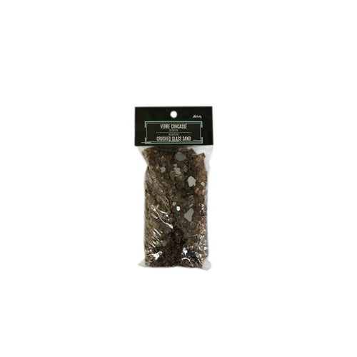 18163 -   Crushed Glass  5-8mm - 350g - Copper - Unit price: 1.35$ (Min: Case of 24)