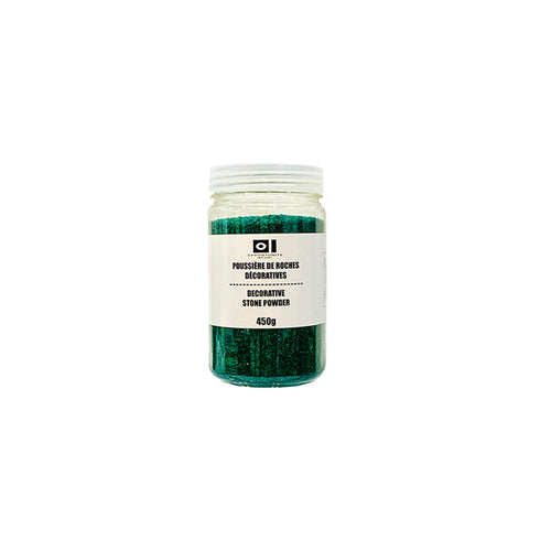 18196 -  Decorative Stone Powder  - Jar 450g - Green - Unit price: 1.2$ (Min: Case of 12)