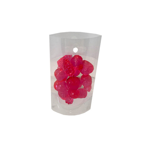 18323 - Fruit  Shape Deco - 100g  -  Fuschia - Unit price: 0.55$ (Min: Case of 24)