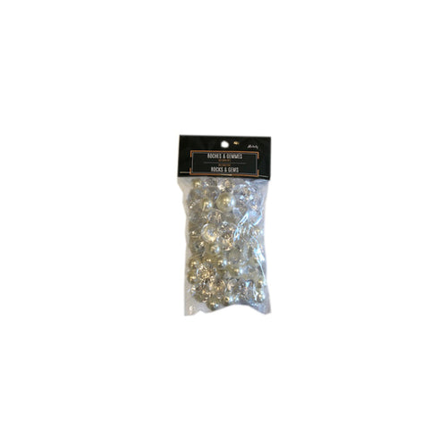 18420 - Pearls With Diamonds - 140g - White - Unit price: 2$ (Min: Case of 24)