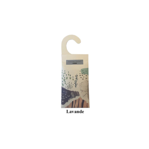 60202 -  Scented sachet With Hanger -  Lavender - Unit price:  0.95$ (Min: Case of 12)