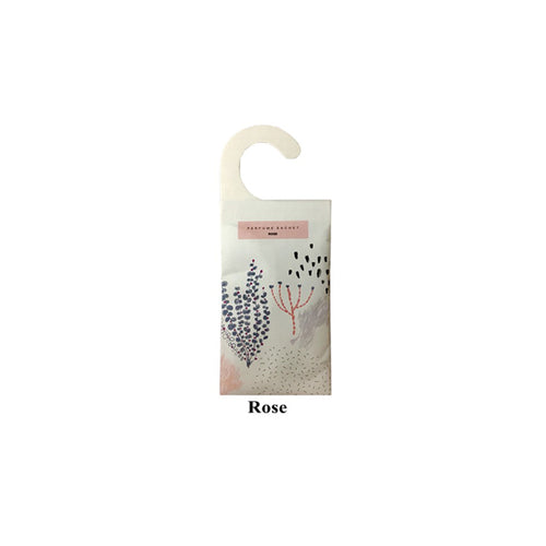 60203 -  Scented sachet With Hanger -  Rose - Unit price:  0.95$ (Min: Case of 12)