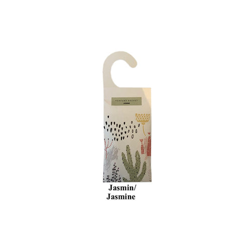 60204 -  Scented sachet With Hanger -  Jasmine - Unit price:  0.95$ (Min: Case of 12)