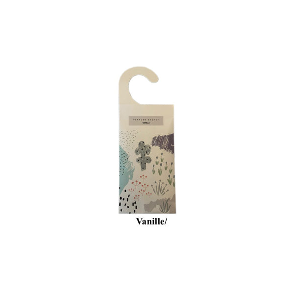 60205 -  Scented sachet With Hanger -  Vanilla - Unit price:  0.95$ (Min: Case of 12)