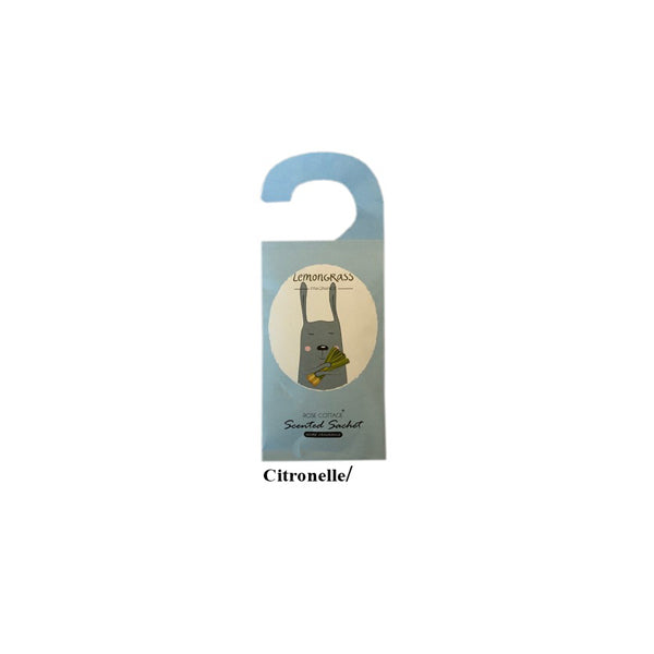 60206 -  Scented sachet With Hanger -  Citronelle - Unit price:  0.95$ (Min: Case of 12)