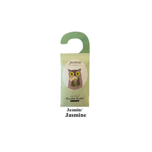 60207 - Scented sachet With Hanger -  Jasmine - Unit price:  0.95$ (Min: Case of 12)