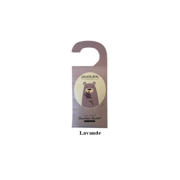 60210 -Scented sachet With Hanger -  Lavender - Unit price:  0.95$ (Min: Case of 12)