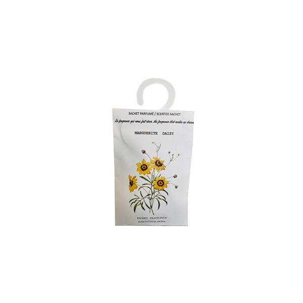 60221 -Scented sachet With Hanger -  Daisy - Unit price:  0.85$ (Min: Case of 12)