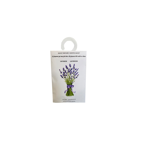 60222 - Scented sachet With Hanger -  Lavender - Unit price:  0.85$ (Min: Case of 12)