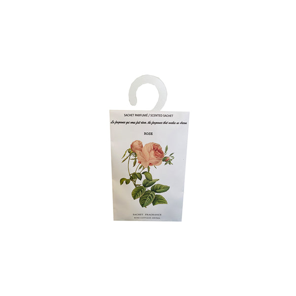 60223 - Scented sachet With Hanger -  Rose - Unit price:  0.85$ (Min: Case of 12)