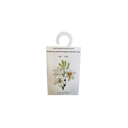 60225 - Scented sachet With Hanger -  Lily - Unit price:  0.85$ (Min: Case of 12)