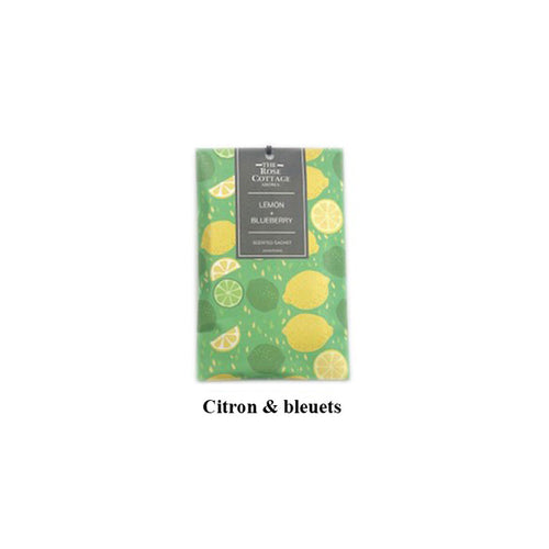 60241 - Scented sachet with hanger - Lemon & Blueberry  - Unit price:  0.55$(Min: Case of 12)