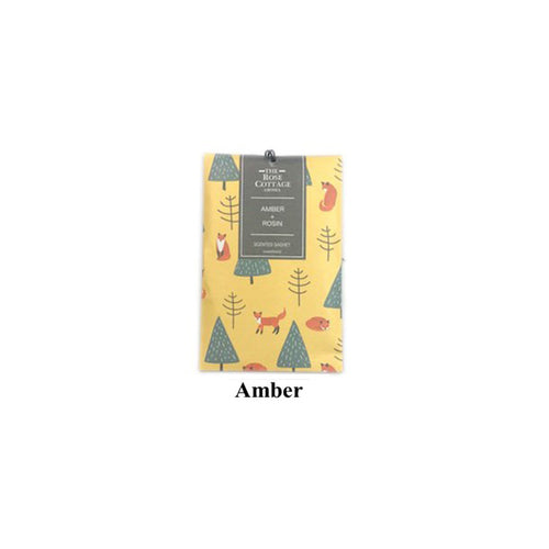 60242 - Scented sachet with hanger - Amber  - Unit price:  0.55$(Min: Case of 12)