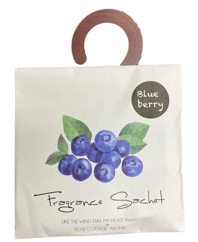 60265 - Scented Sachet Blueberry / Sachet Parfumé Bleuets 11*11cm -  Fruit - Unit price:  0.85$ (Min: Case of 12)