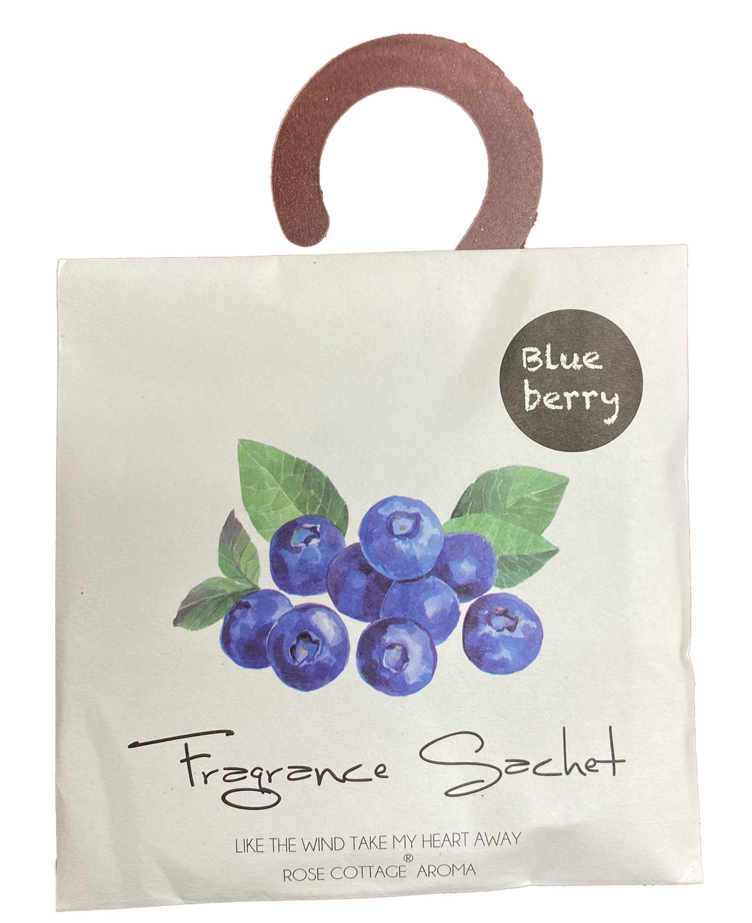 60265 - Scented Sachet Blueberry / Sachet Parfumé Bleuets 11*11cm -  Fruit - Unit price:  0.85$ (Min: Case of 12)