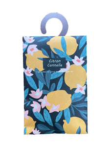 60275 - Scented Scachet Citron Canelle / Sachet Parfumé Citron-Canelle 11*17cm - Unit price:  0.95$ (Min: Case of 12)