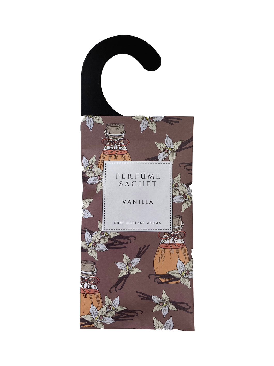 60279 - Scented Sachet Vanilla / Sachet Parfumé Vanille 21*8cm - Unit price:  0.95$ (Min: Case of 12)